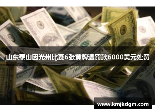 山东泰山因光州比赛6张黄牌遭罚款6000美元处罚 山东泰山因光州比赛6张黄牌遭罚款6000美元处罚